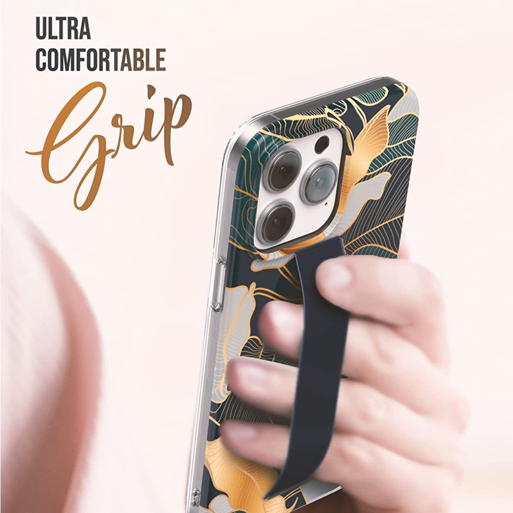 iPhone 14 Pro Max Case w/finger strap